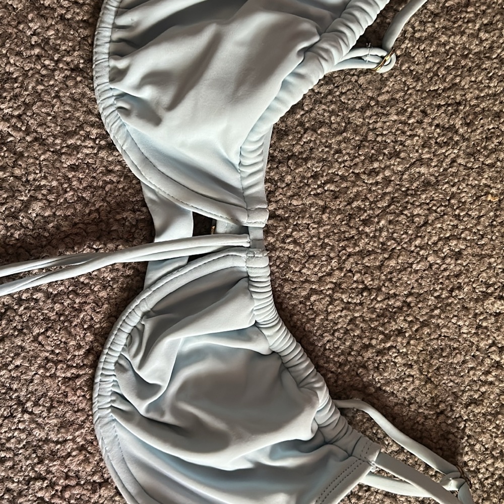 Light Blue Bikini Top